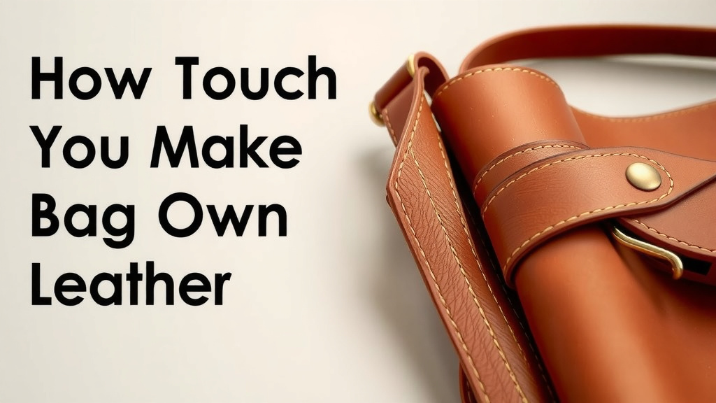 Crafting Your Own Leather Bag Strap