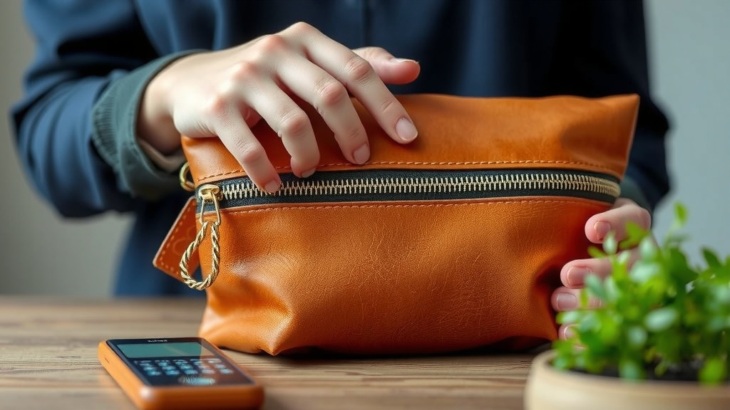 Crafting Your Own Leather Clutch Bag with Zipper