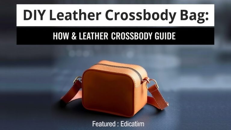 DIY Leather Crossbody Bag: Step-by-Step Guide