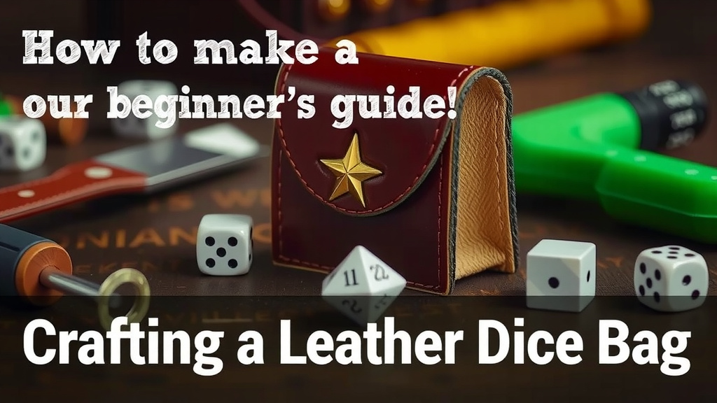 Crafting Your Own Leather Dice Bag: A Step-by-Step Guide